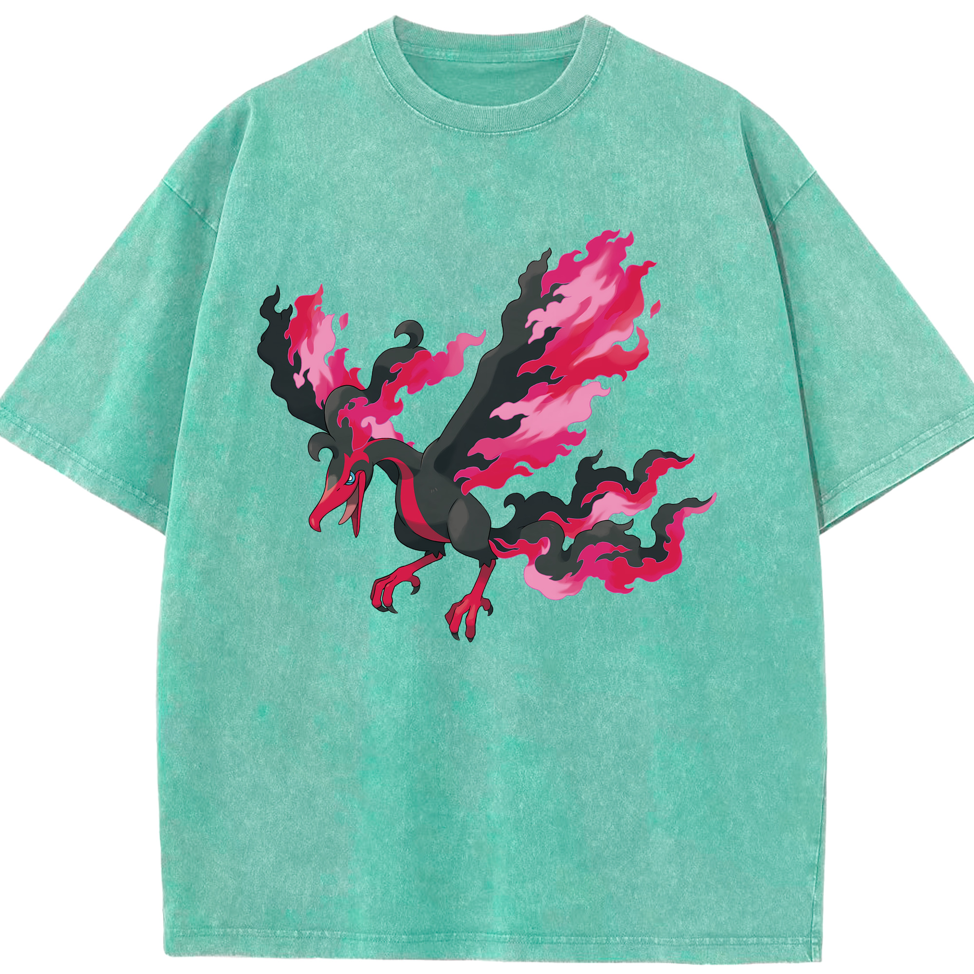 （画像用） ポケットモンスター Pokémon 綿100% ヴィンテージ風 半袖Tシャツ（フロントプリント）